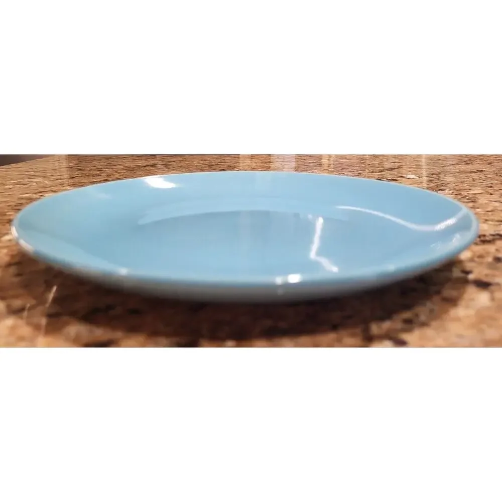 (Qty 1) Ikea Fargrik Turquoise Blue Salad Plate IKEA Of Sweden 21963